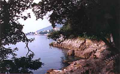 The Coastline of the Adriatic Sea in Lovran