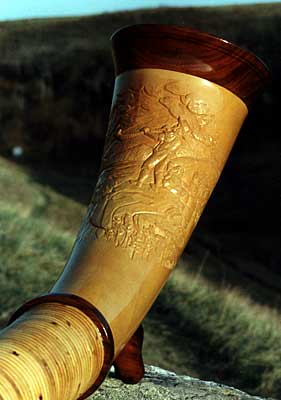 Alphorn made from Hawaiian Koa Wood