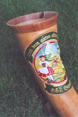 A Lady Schuhplattler Dancer